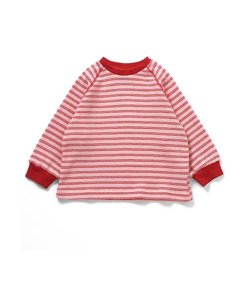 ワッフルボーダーTシャツ