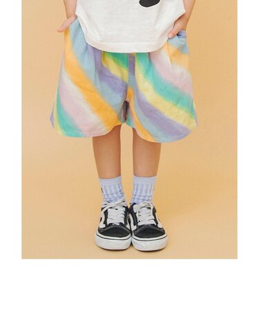 I'm Jelly 総柄加工ハーフパンツ