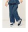 裾スリットワイドパンツ  10分丈