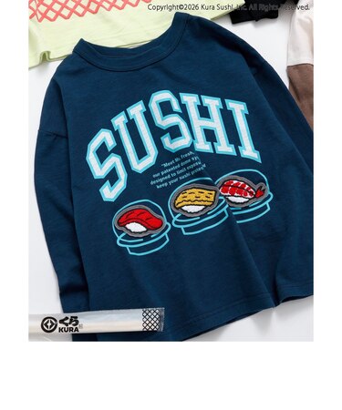【リンク】防汚加工 くら寿司コラボ 4柄4色Tシャツ