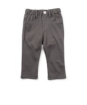 丈夫なニットツイルパンツ  7分丈