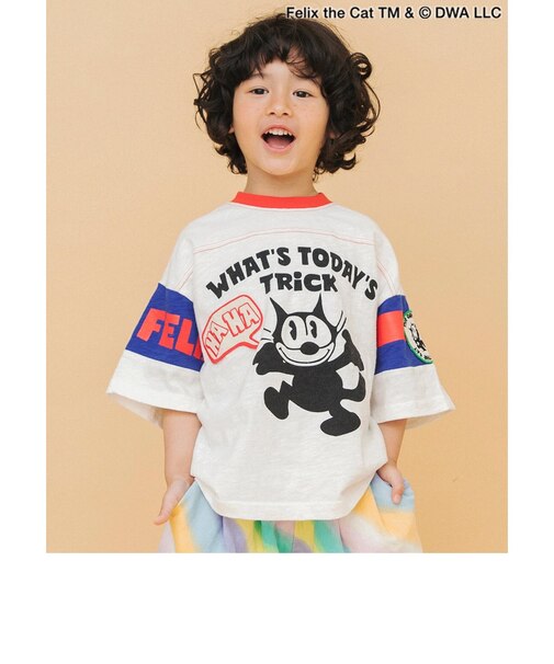 【フィリックス・ザ・キャット】ワッペンフットボールＴシャツ