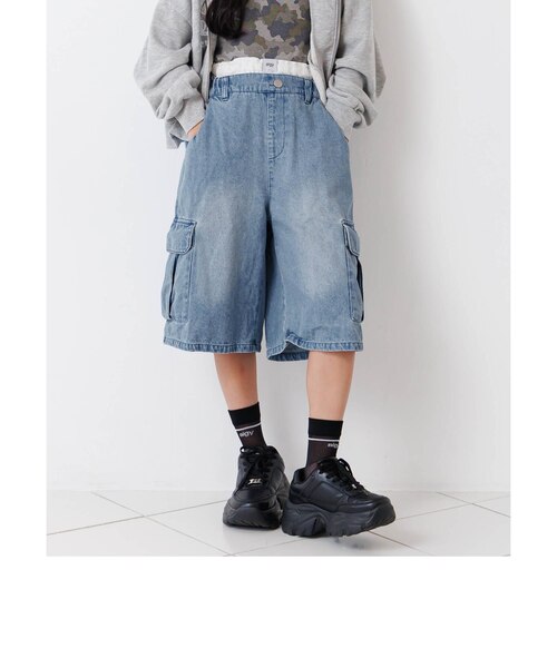 ワイドハーフパンツ｜エフオーオンラインストアの通販｜&mall（アンド