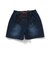 レースアップデニムショーパン