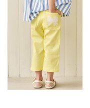 リボンポケットきゅんパンツ（クロップド）  8分丈