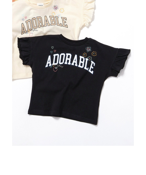 刺繍フリルTシャツ｜エフオーオンラインストアの通販｜&mall（アンド