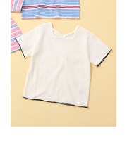 【リンク】前後どっちも着れる　メロウリブTシャツ