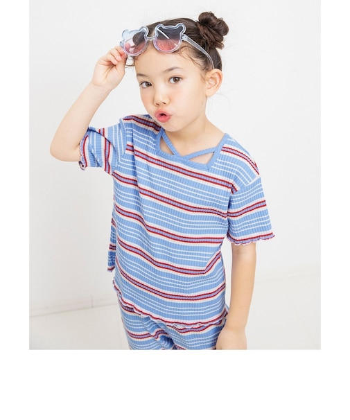 【リンク】前後どっちも着れる メロウリブTシャツ