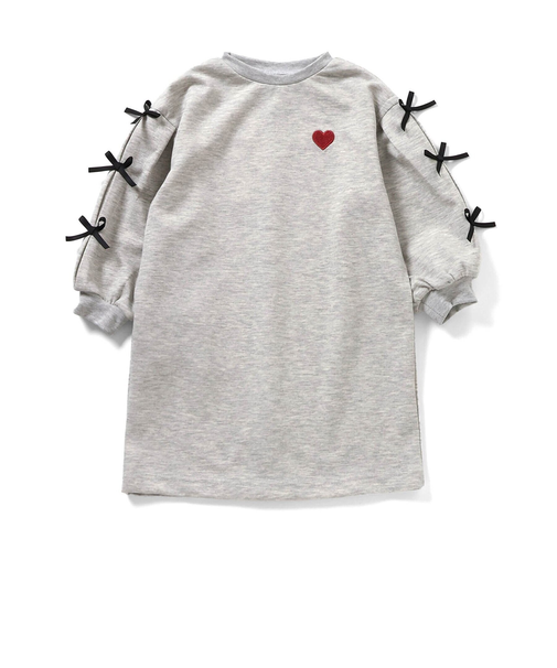 袖リボンワンピース