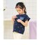 WEB限定 ハート・フラワーアップリケフリルTシャツ