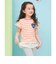WEB限定 ハート・フラワーアップリケフリルTシャツ