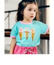 【再入荷/リンク】4柄転写モチーフ半袖Tシャツ