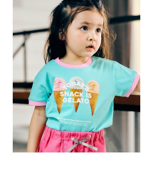 【再入荷/リンク】4柄転写モチーフ半袖Tシャツ