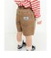 カラーデニムハーフパンツ  5分丈