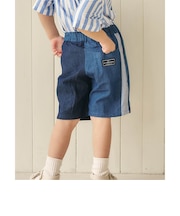 アソートタックショートパンツ  5分丈