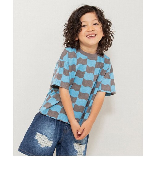 WEB限定  レトロ総柄Tシャツ