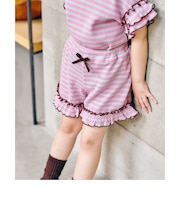 WEB限定 ワッフルショートパンツ  ショート丈