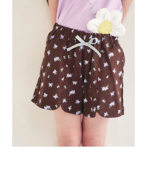 スカラップハートポケットきゅんパンツ（ショート）  ショート丈