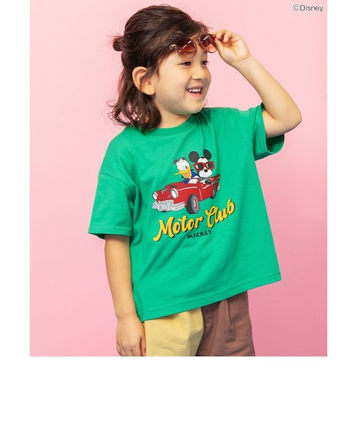 リンク】【ディズニー】ミッキー＆フレンズ/バラエティTシャツ｜エフ