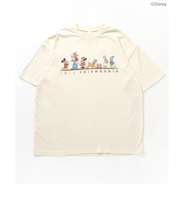 【リンク】【ディズニー】ミッキー＆フレンズ/大人Tシャツ