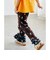 WEB限定 ワッフルフリルレギンス  10分丈