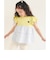 WEB限定 ティアードタックドッキングトップス