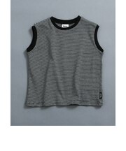 WEB限定 レトロ総柄&ボーダータンクトップ