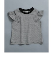 WEB限定   オープンショルダーフリルTシャツ