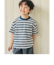 ALCロゴボーダーTシャツ