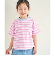ALCロゴボーダーTシャツ