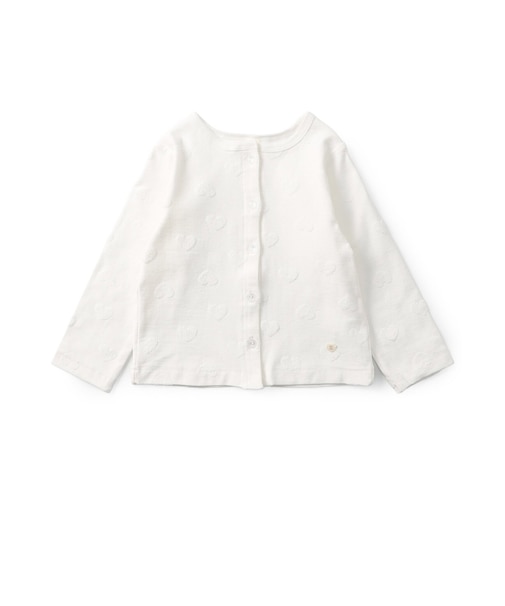 ひんやりハートパイルカーディガン