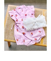 アプレのはんなりBABY甚平ロンパス（帯セット）