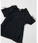 ぽこぽこジャガード袖リボンTシャツ