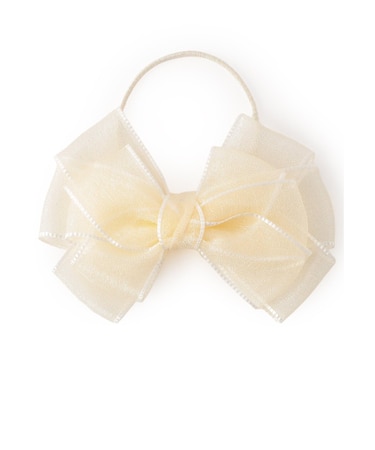 シアーリボンヘアゴム