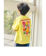 【リンク】バックプリントフルーツロゴTシャツ