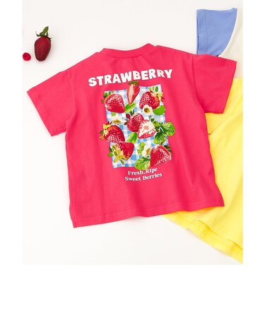 【リンク】バックプリントフルーツロゴTシャツ