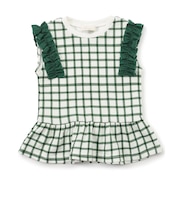 WEB限定  袖フリルワッフルTシャツ