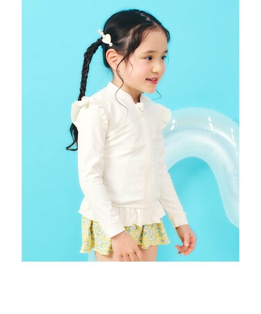 【UVカット】フリルラッシュガード