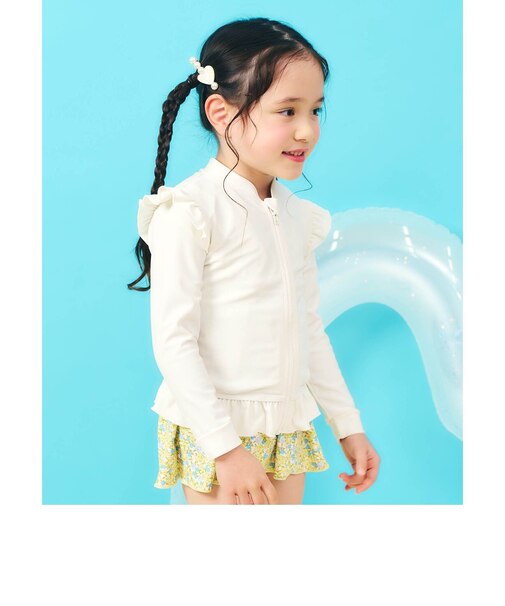 【UVカット】フリルラッシュガード