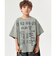 WEB限定  KUDOZ.B ステンシルプリント風Tシャツ