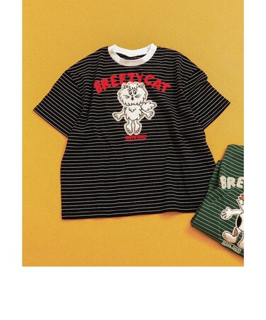BREEZY CATS サガラワッペンTシャツ
