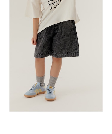 WEB限定  KUDOZ.B ボリュームタックデニムパンツ