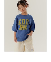 WEB限定  KUDOZ.B ラグランカレッジ半袖スウェット