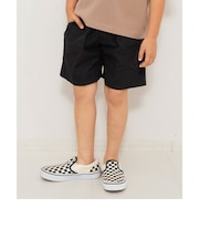 WEB限定  タックハーフパンツ  5分丈