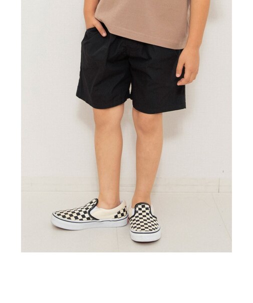 WEB限定  タックハーフパンツ  5分丈