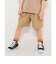WEB限定  タックハーフパンツ  5分丈