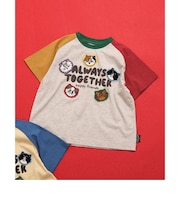 BREEZY CATS ロゴ&ワッペンTシャツ