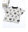 【リンク】総柄パイルTシャツ(セットアップ可)