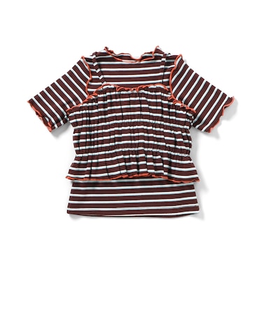 マルチボーダーTシャツ＆ビスチェ２Pセット