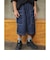 B NEWJACK ワイドフィットハーフパンツ  6分丈
